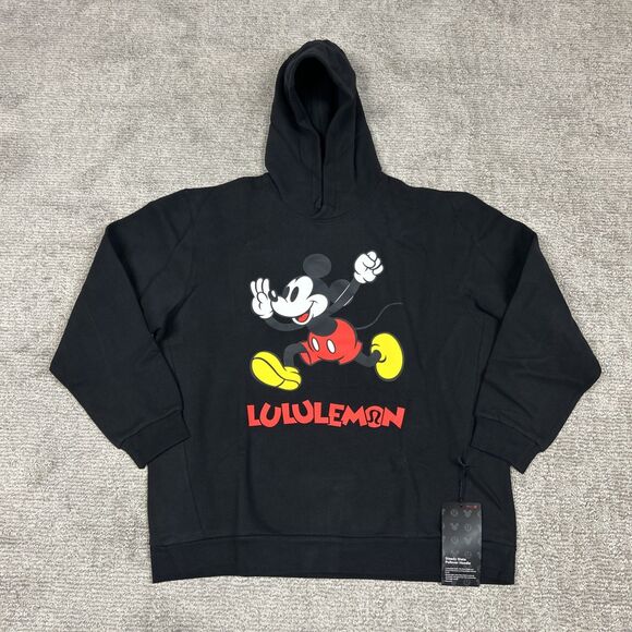 lululemon athletica Other - Disney Lululemon Mickey Steady State Hoodie Mens XL Sweatshirt Black Womens New